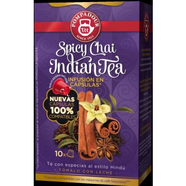 Spicy Chai Tea Pompador